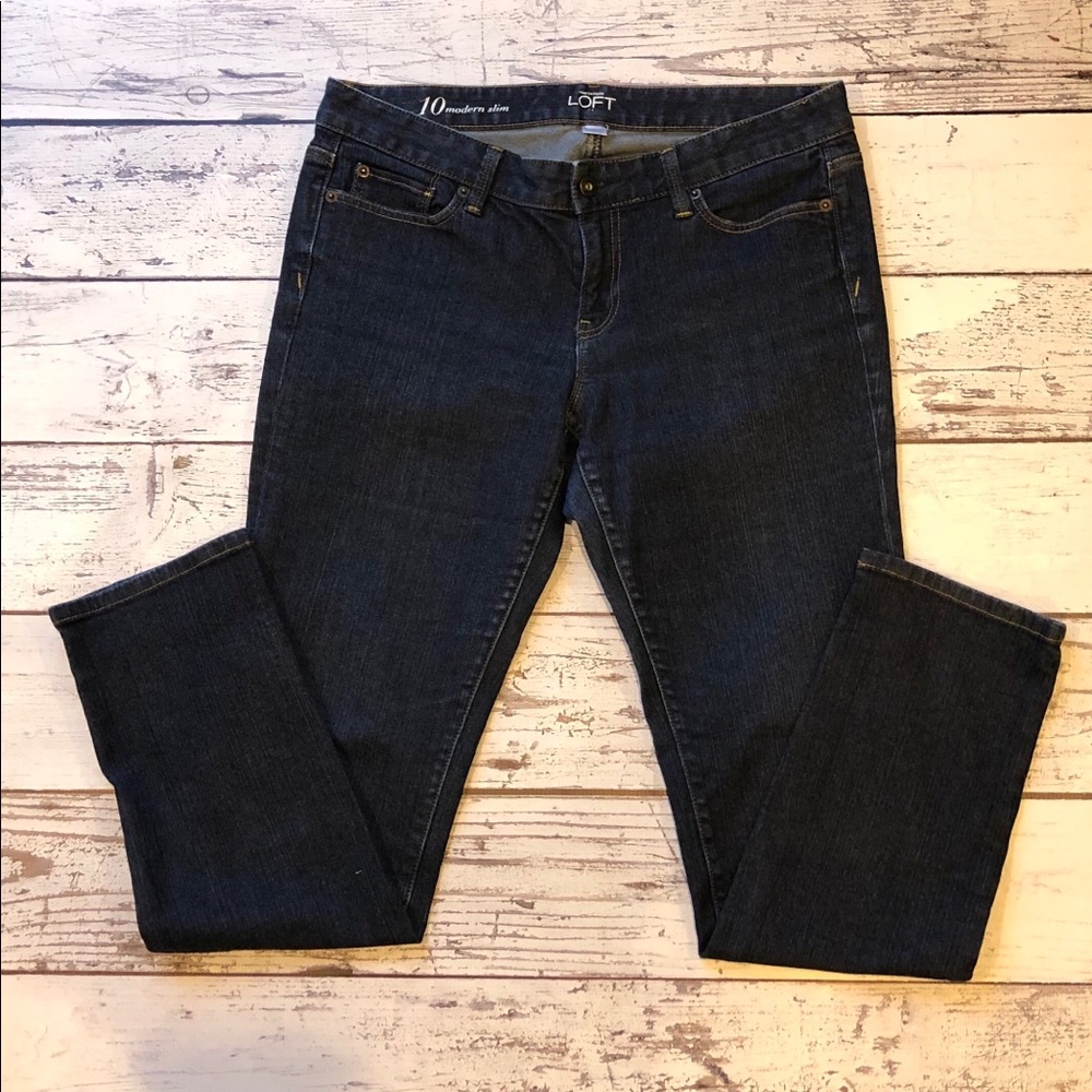 Loft Modern Slim Jeans Size 10